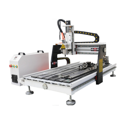 4 router rotatorio de escritorio del CNC del router 3D AXIS del CNC de AXIS