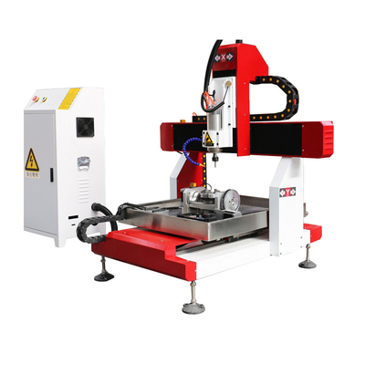 Pequeño tipo AXIS rotatorio de la cuna del router del CNC de 5 AXIS 360 grados 180 grados
